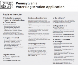 Registering to Vote