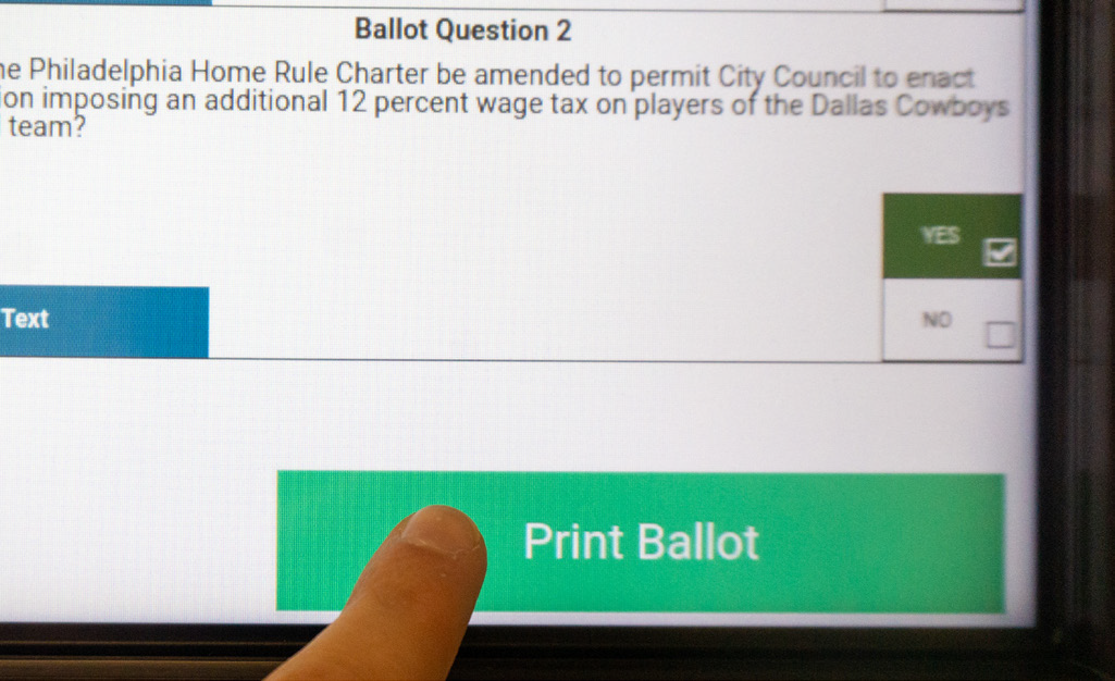 Philadelphia City Commissioners New Voting System